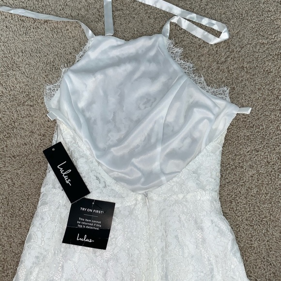 White lace tie up dress! - Picture 4 of 6